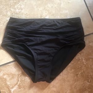 Super soft high rise bikini swim bottoms S/M black